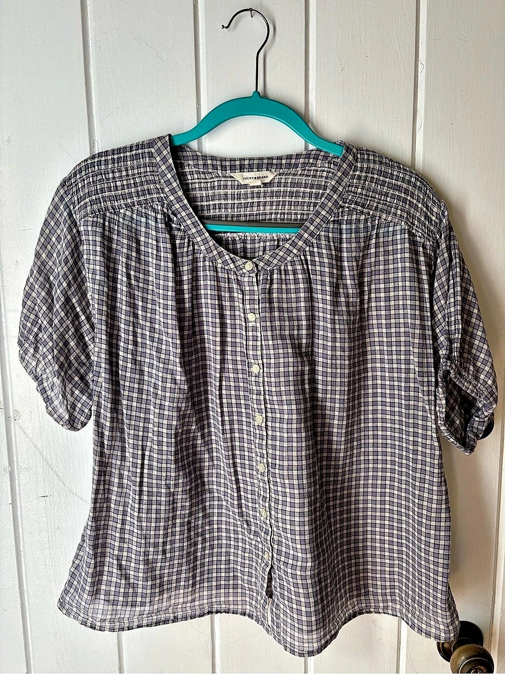 Lucky Brand Gingham Top